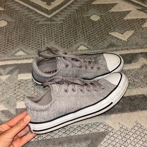 Converse Textured Gray Sneakers
